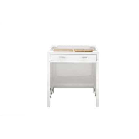 James Martin Vanities Addison 30in Countertop Unit, Glossy White E444-CU30-GW